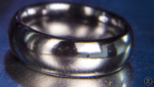Ash and Ember Silver Curved Size 8 (2 Rings) | Zach Heath