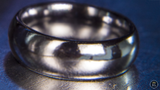 Ash and Ember Silver Curved Size 9 (2 Rings) | Zach Heath 