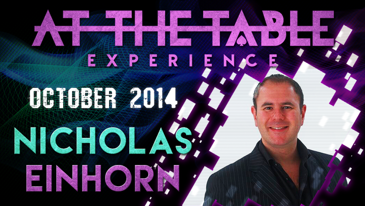 At The Table Live Lecture | Nicholas Einhorn October 22nd 2014 - (Download) 