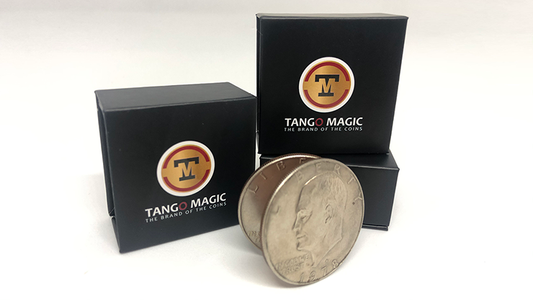 Expanded Shell Coin, One Dollar Eisenhower Magnetic (D0156) | Tango magic 