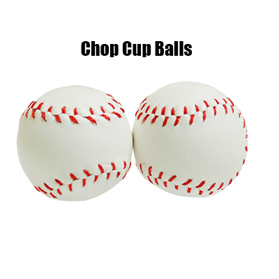 Chop Cup Balls groß weiß Leather (Set of 2) | Leo Smetsers