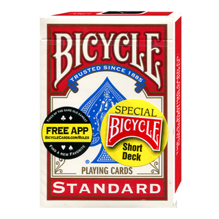 Bicycle Short Deck (Red) by US Playing Card Co. - Trick