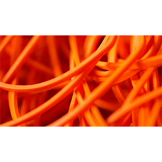 Joe Rindfleisch's Rainbow Rubber Bands (Daniel Garcia - Orange Pack  ) by Joe Rindfleisch - Trick