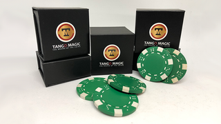 TUC Poker Chip Green plus 3 regular chips (PK002G) | Tango Magic