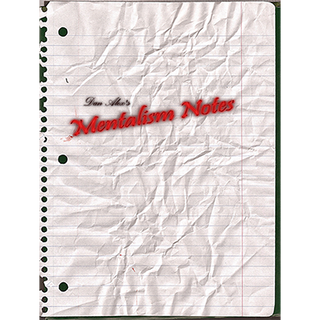 Mentalism Notes by Dan Alex - eBook DOWNLOAD