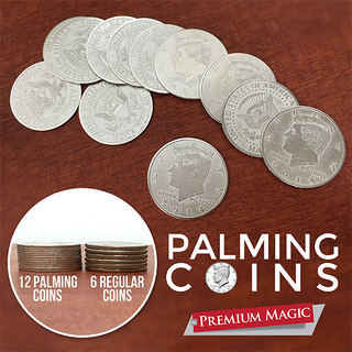 Palming Coin Set (U.S. Half design /12 piece) | Premium Magic