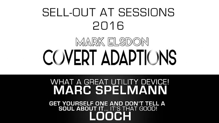 Covert adaptation | Mark Elsdon &amp; James Anthony 