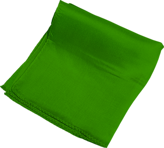 Silk 24 inch (Green) Magic by Gosh - Trick