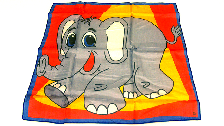 Silk scarf 45cm Elephant | Magic by Gosh &amp; David Ginn