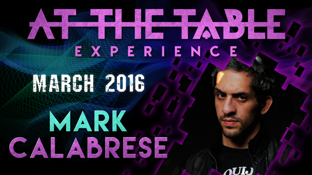 At The Table Live Lecture | Mark Calabrese 2 March 16th 2016 - (Download) 