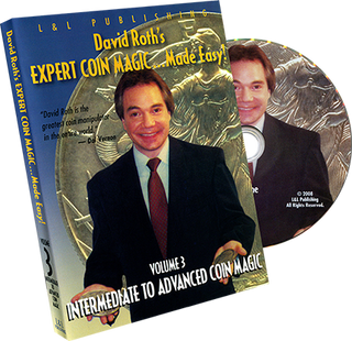 David Roth's Expert Coin Magic Made Easy Vol. 3 (Intermediate to Advanced) - (DVD)