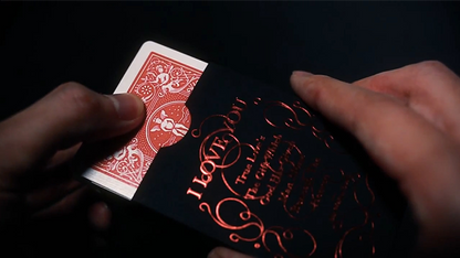 Love Promise of Vow (Red) Playing Cards | BOCOPO 