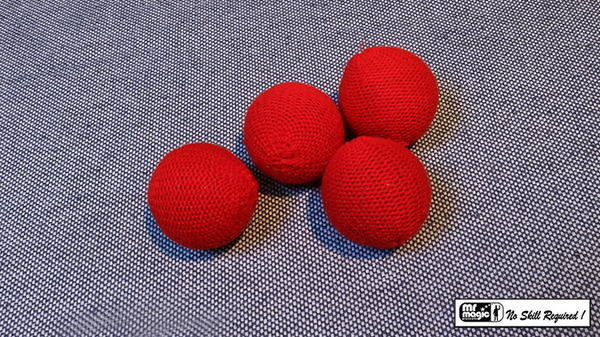 Crochet Balls (Red 5cm) | Mr. Magic