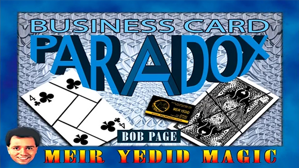 Business Card Paradox | Bob Page 