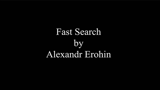 Fast Search | Alexandr Erohin - (Download) 