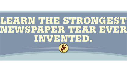 Nick Lewin's Ultimate Slow Motion Newspaper Tear - (DVD) 