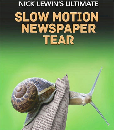 Nick Lewin's Ultimate Slow Motion Newspaper Tear - (DVD) 