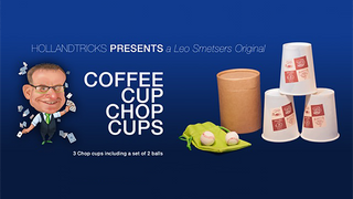 Coffee Cup Chop Cup (3 cups and 2 balls) | Leo Smetsers