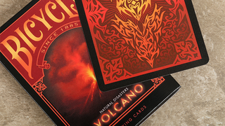Bicycle Natural Disasters "Volcano" Playing Cards | Collectable Playing Cards