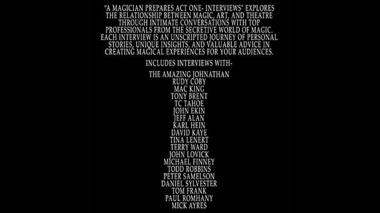 A Magician Prepares: Act One - Interviews | Joshua Stenkamp &amp; Jason Wethington - (Download)