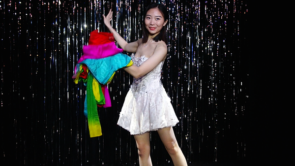 Rainbow Silk Fountain Streamer | Yan Yan Ma & Magiclism