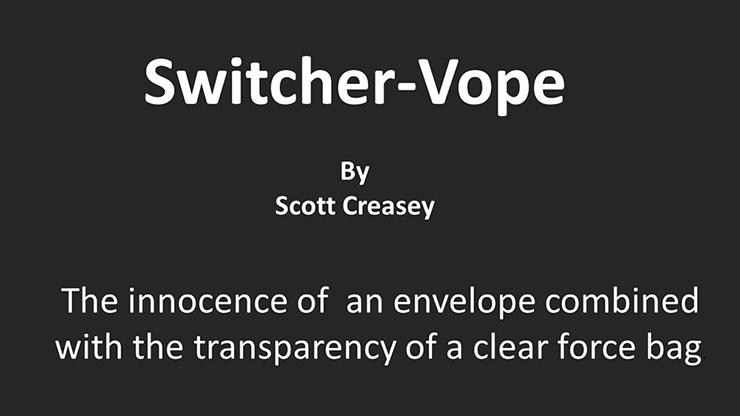 Switcher-Vope | Scott Creasey - (Download)