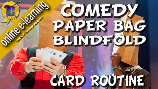 Comedy Paper Bag Blindfold Routine | Wolfgang Riebe - (Download) 