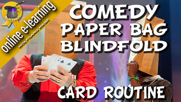 Comedy Paper Bag Blindfold Routine | Wolfgang Riebe - (Download)