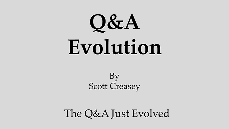 Q&amp;A Evolution | Scott Creasey - (Download) 