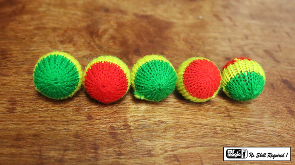 Crochet 5 Ball combo Set (2,5cm/bunt) | Mr. Magic