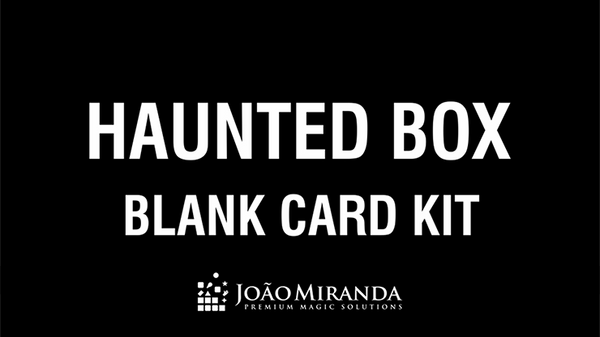 Blank Card Kit for Haunted Box | João Miranda