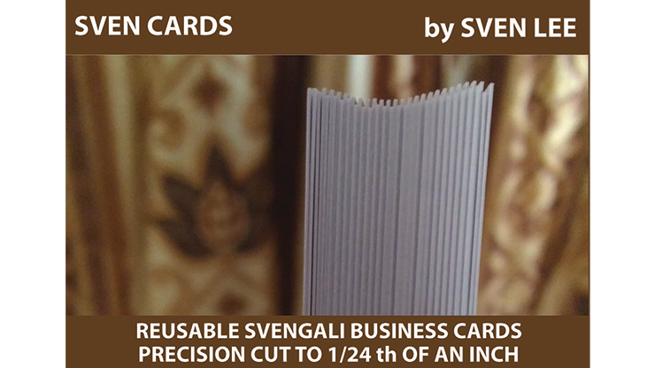 Svengali Cards (Blank) | Sven Lee