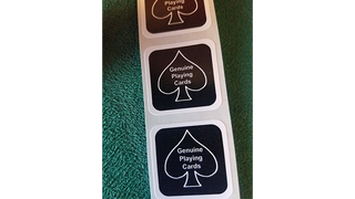 BLACK New Deck Stickers (100 SEALS)
