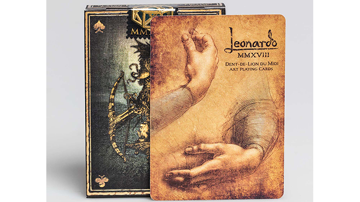 Leonardo MMXVIII Gold Edition | Art Playing Cards