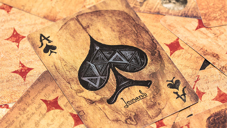 Leonardo MMXVIII Gold Edition | Art Playing Cards