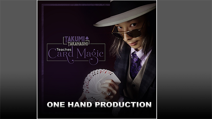 Takumi Takahashi Teaches Card Magic - One Hand Production - (Download) 