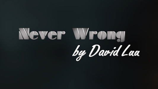 Never Wrong | David Luu - (Download)