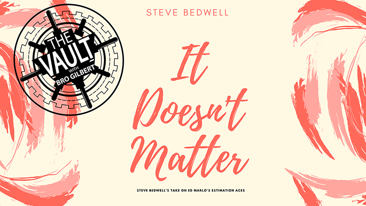 The Vault - It Doesn't Matter | Steve Bedwell - (Download) 