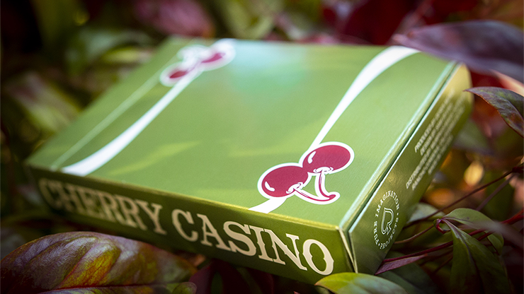 Cherry Casino (Sahara Green) Playing Cards | Pure Imagination Projects 