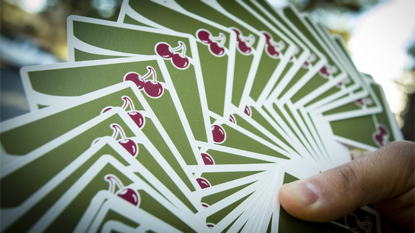 Cherry Casino (Sahara Green) Playing Cards | Pure Imagination Projects