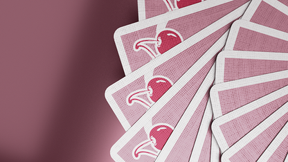 Cherry Casino (Flamingo Quartz Pink) Playing Cards | Pure Imagination Projects