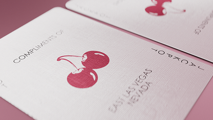 Cherry Casino (Flamingo Quartz Pink) Playing Cards | Pure Imagination Projects