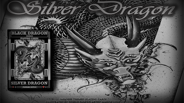 Silver Dragon (Standard Edition) Playing Cards | Craig Maidment