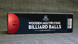 Wooden Billiard Balls (4.5cm, red) | Classic Collections