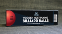 Wooden Billiard Balls (4,5cm, rot) | Classic Collections