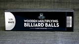 Wooden Billiard Balls (4.5 cm, white) | Classic Collections