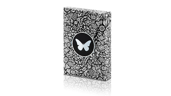 Limited Edition Butterfly Playing Cards (Black and Silver) | Ondrej Psenicka