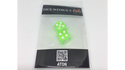 Dice Without Two CLEAR GREEN (2 Dice Set) | Nahuel Olivera Magic & Aton Games
