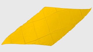 Diamond Cut Silk Scarf 60cm (yellow) | Magic by Gosh