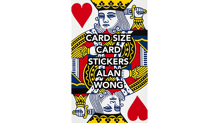 POKER Size Card Stickers | Alan Wong